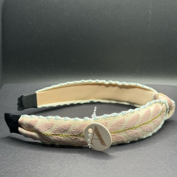 Knit Leaf Headband - Pink and Blue - NWT - Picture 4 of 6